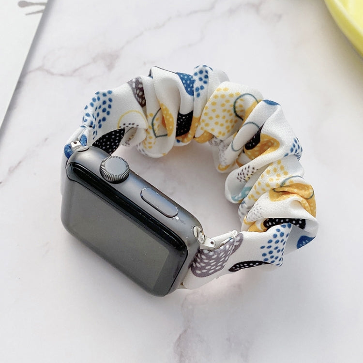 Single Loop Elasticity Cloth Fruit Watch Band For Apple Watch Ultra 49mm&Watch Ultra 2 49mm / Series 9&8&7 45mm / SE 3&SE 2&6&SE&5&4 44mm / 3&2&1 42mm(F) by bashfashion