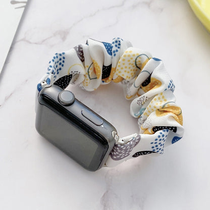 Single Loop Elasticity Cloth Fruit Watch Band For Apple Watch Ultra 49mm&Watch Ultra 2 49mm / Series 9&8&7 45mm / SE 3&SE 2&6&SE&5&4 44mm / 3&2&1 42mm(F) by bashfashion