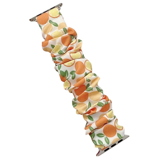 Single Loop Elasticity Cloth Fruit Watch Band For Apple Watch Ultra 49mm&Watch Ultra 2 49mm / Series 9&8&7 45mm / SE 3&SE 2&6&SE&5&4 44mm / 3&2&1 42mm(G) by bashfashion