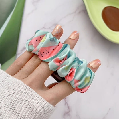 Single Loop Elasticity Cloth Fruit Watch Band For Apple Watch Ultra 49mm&Watch Ultra 2 49mm / Series 9&8&7 45mm / SE 3&SE 2&6&SE&5&4 44mm / 3&2&1 42mm(H) by bashfashion