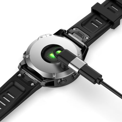 For Garmin Micro Female Watch Charging Adapter(Grey) by bashfashion