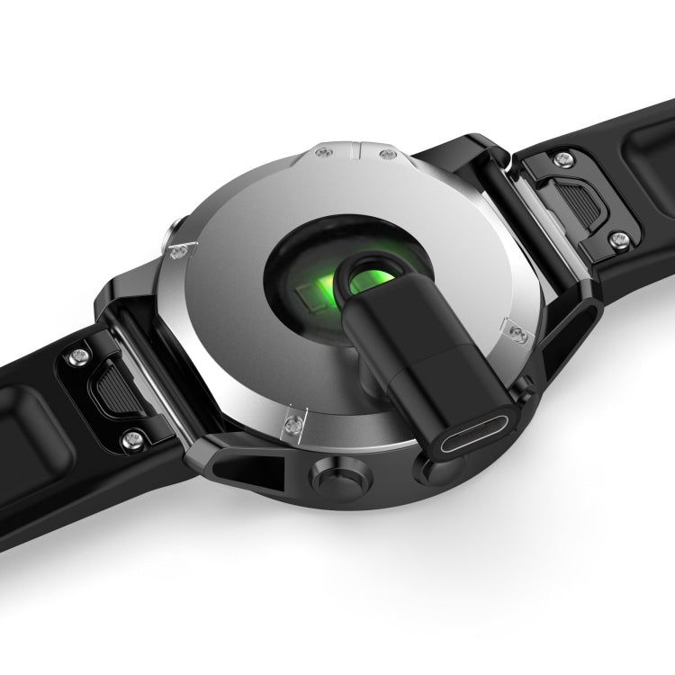 For Garmin Type-C / USB-C Female Watch Charging Adapter(Black) by bashfashion