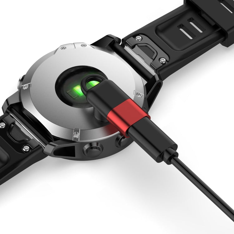 For Garmin 8 Pin Female Watch Charging Adapter(Red) by bashfashion