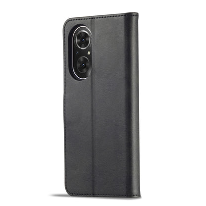 For Honor 50 SE LC.IMEEKE Calf Texture Leather Phone Case(Black) by LC.IMEEKE