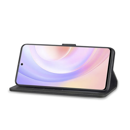 For Honor 50 SE LC.IMEEKE Calf Texture Leather Phone Case(Black) by LC.IMEEKE