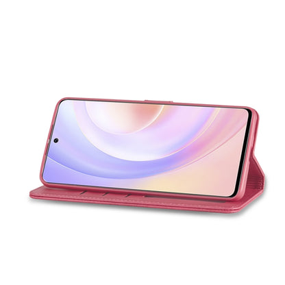 For Honor 50 SE LC.IMEEKE Calf Texture Leather Phone Case(Red) by LC.IMEEKE