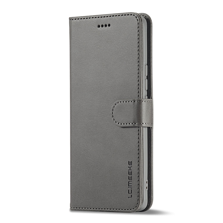 For Honor 50 SE LC.IMEEKE Calf Texture Leather Phone Case(Grey) by LC.IMEEKE