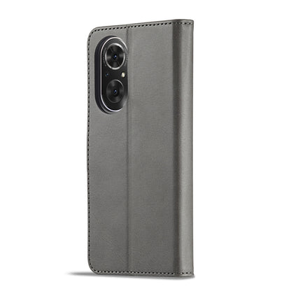 For Honor 50 SE LC.IMEEKE Calf Texture Leather Phone Case(Grey) by LC.IMEEKE