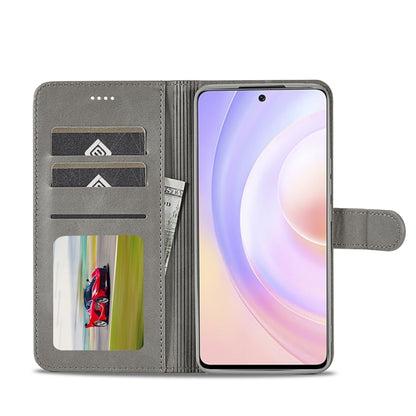 For Honor 50 SE LC.IMEEKE Calf Texture Leather Phone Case(Grey) by LC.IMEEKE