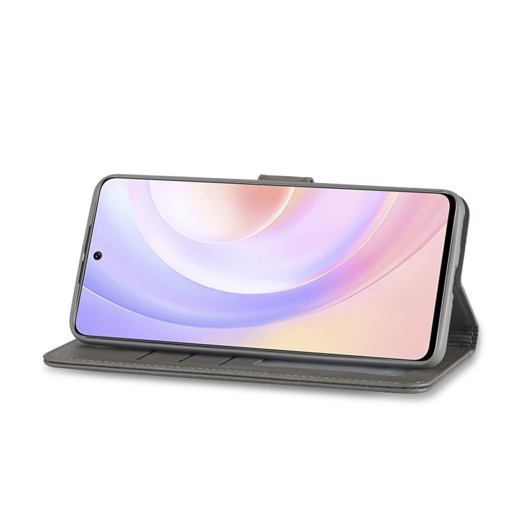 For Honor 50 SE LC.IMEEKE Calf Texture Leather Phone Case(Grey) by LC.IMEEKE