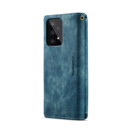 For Samsung Galaxy A53 5G CaseMe C30 Multifunctional Phone Leather Case with Holder & Card Slot & Wallet(Blue) by CaseMe