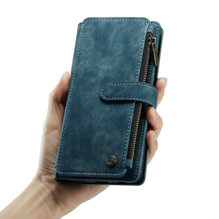 For Samsung Galaxy A53 5G CaseMe C30 Multifunctional Phone Leather Case with Holder & Card Slot & Wallet(Blue) by CaseMe