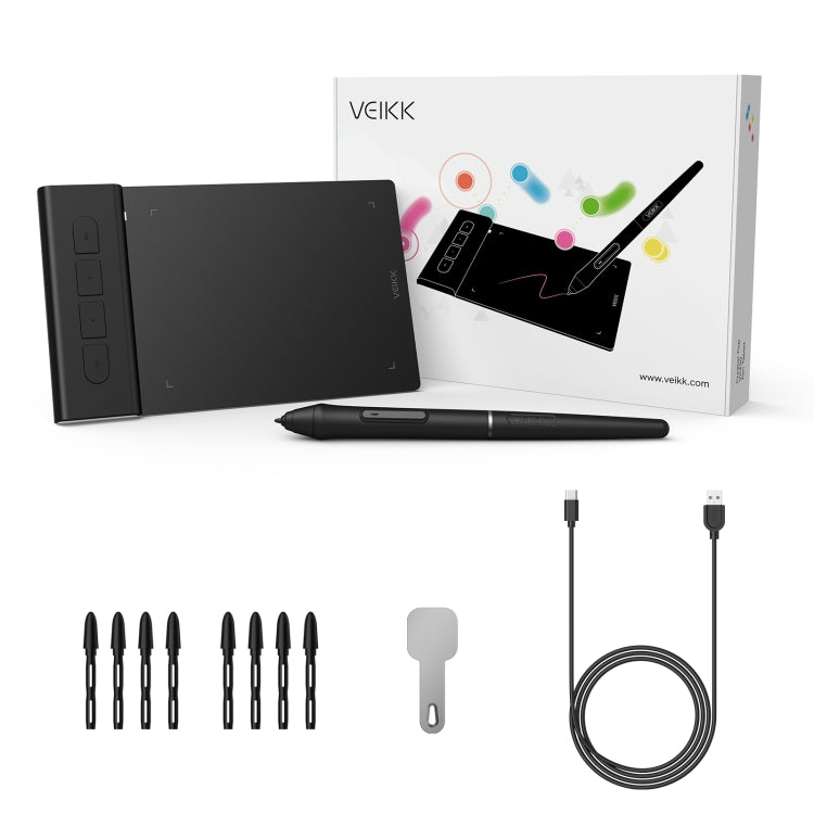 VEIKK VK430 4x3 inch 8192 Levels Pressure Sensitivity Digital Drawing Board by VEIKK