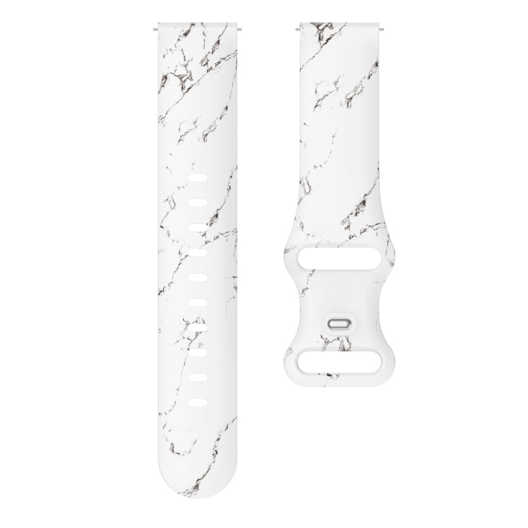 For Samsung Galaxy Watch Active Printing Butterfly Buckle Silicone Watch Band(Mable) by bashfashion