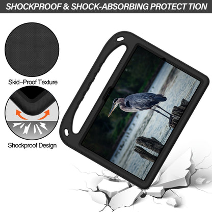 For Samsung Galaxy Tab A8 10.5 / X200 / X 205 / X207 Handle EVA Shockproof Tablet Case with Holder(Black) by bashfashion