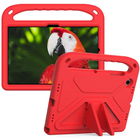 For Samsung Galaxy Tab A8 10.5 / X200 Handle EVA Shockproof Tablet Case with Holder(Red) by bashfashion
