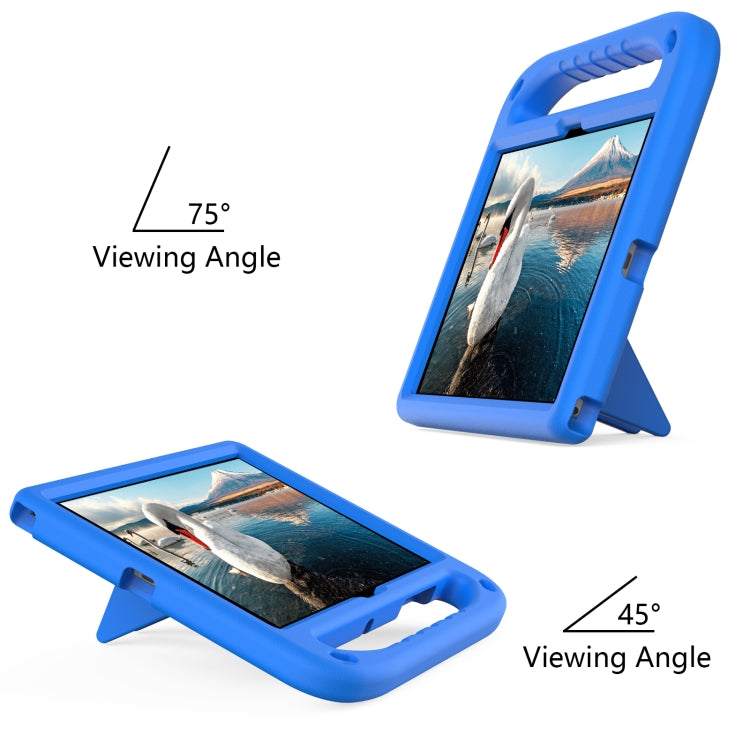 For Samsung Galaxy Tab A8 10.5 / X200 / X 205 / X207 Handle EVA Shockproof Tablet Case with Holder(Blue) by bashfashion