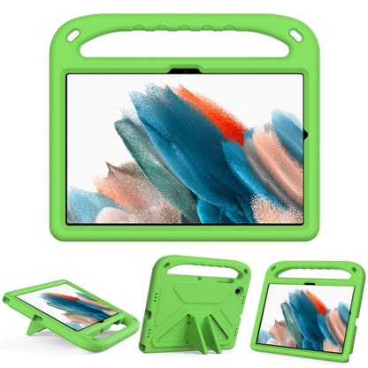 For Samsung Galaxy Tab A8 10.5 / X200 / X 205 / X207 Handle EVA Shockproof Tablet Case with Holder(Green) by bashfashion