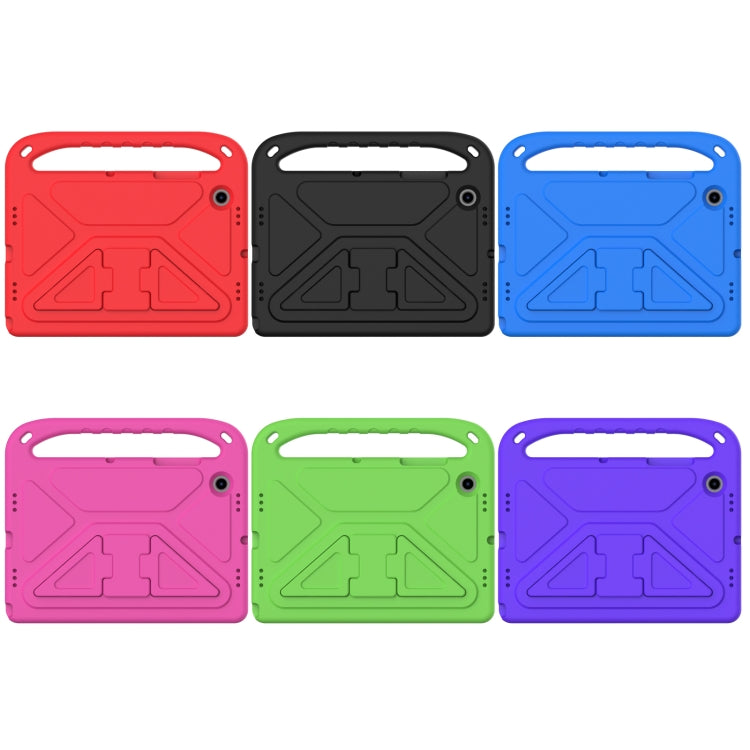 For Samsung Galaxy Tab A8 10.5 / X200 / X 205 / X207 Handle EVA Shockproof Tablet Case with Holder(Blue) by bashfashion