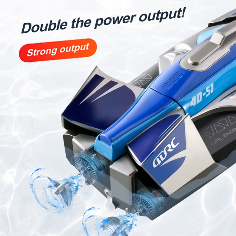 S1 2.4Ghz High-Speed Remote Control Racing Ship RC Boat(Silver) by bashfashion