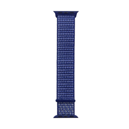 For Apple Watch Series 7 41mm / 6 & SE & 5 & 4 40mm / 3 & 2 & 1 38mm Mutural Nylon Watch Band(Heartbeat Purple) by bashfashion