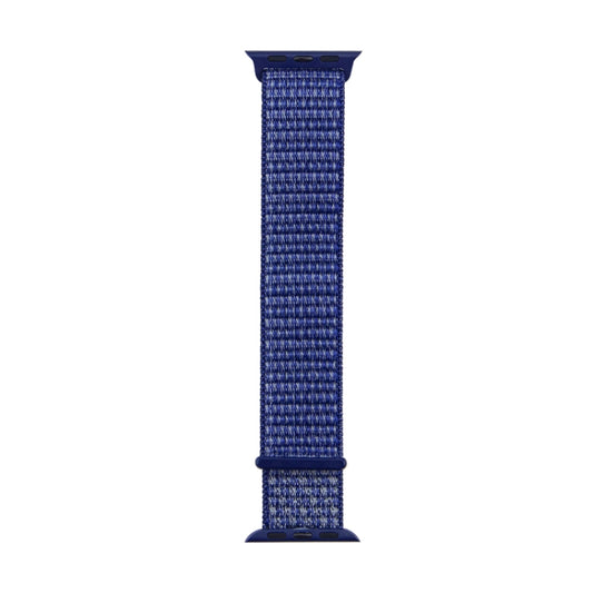 For Apple Watch Series 7 41mm / 6 & SE & 5 & 4 40mm / 3 & 2 & 1 38mm Mutural Nylon Watch Band(Heartbeat Purple) by bashfashion