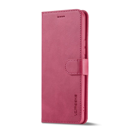 For Honor 50 Pro / nova 9 Pro LC.IMEEKE Calf Texture Leather Phone Case(Red) by LC.IMEEKE