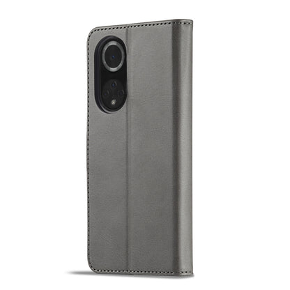 For Honor 50 Pro / nova 9 Pro LC.IMEEKE Calf Texture Leather Phone Case(Grey) by LC.IMEEKE