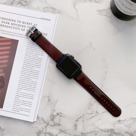 Jelly Transparent Watch Band For Apple Watch Ultra 49mm&Watch Ultra 2 49mm / Series 9&8&7 45mm / SE 3&SE 2&6&SE&5&4 44mm / 3&2&1 42mm(Dark Brown) by bashfashion