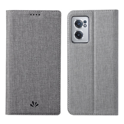 For OnePlus Nord CE 2 5G ViLi DMX Series Shockproof Magnetic Flip Leather Phone Case(Grey) by ViLi