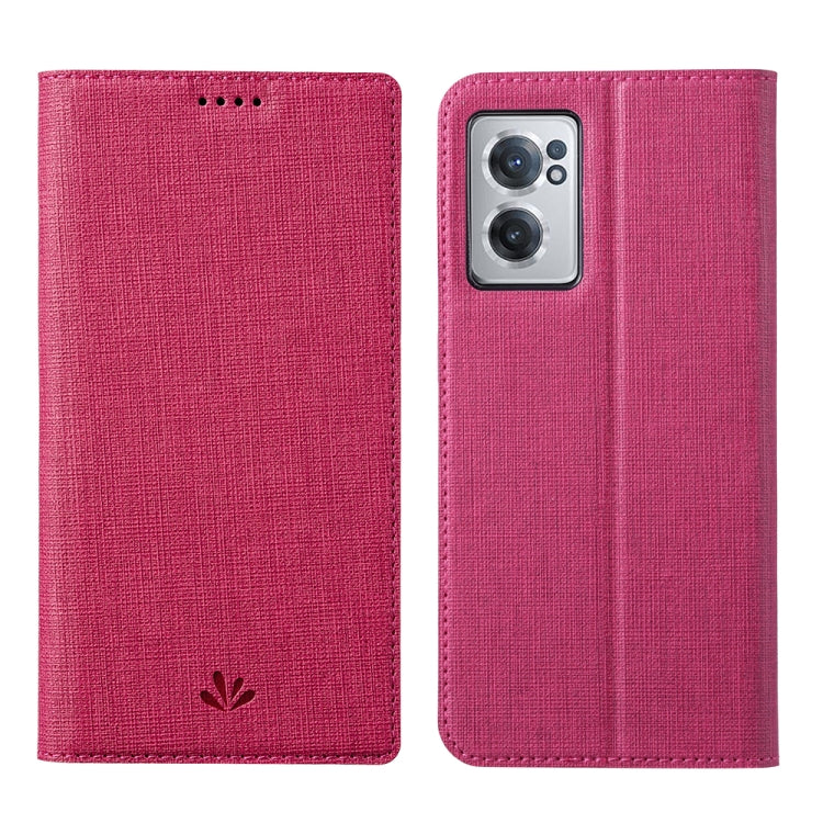 For OnePlus Nord CE 2 5G ViLi DMX Series Shockproof Magnetic Flip Leather Phone Case(Rose Red) by ViLi