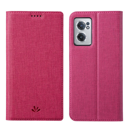 For OnePlus Nord CE 2 5G ViLi DMX Series Shockproof Magnetic Flip Leather Phone Case(Rose Red) by ViLi