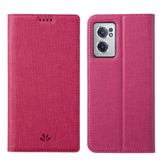 For OnePlus Nord CE 2 5G ViLi DMX Series Shockproof Magnetic Flip Leather Phone Case(Rose Red) by ViLi