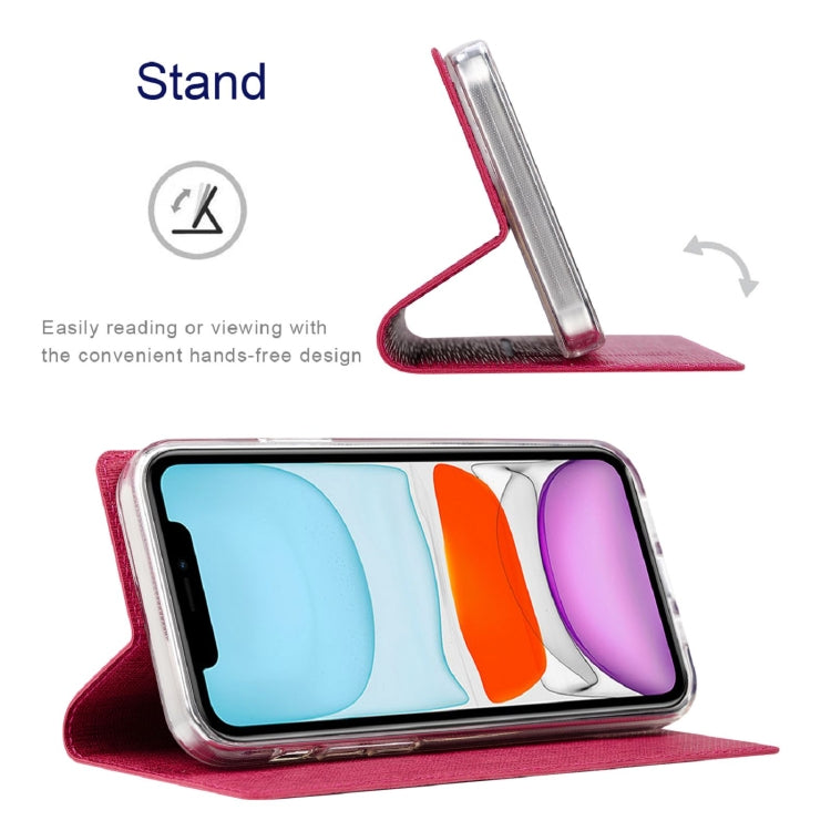 For OnePlus Nord CE 2 5G ViLi DMX Series Shockproof Magnetic Flip Leather Phone Case(Rose Red) by ViLi