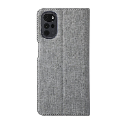For Motorola Moto G22 ViLi DMX Series Shockproof Magnetic Flip Leather Phone Case(Grey) by ViLi