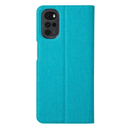 For Motorola Moto G22 ViLi DMX Series Shockproof Magnetic Flip Leather Phone Case(Blue) by ViLi