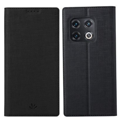 For OnePlus 10 Pro ViLi DMX Series Shockproof Magnetic Flip Leather Phone Case(Black) by ViLi