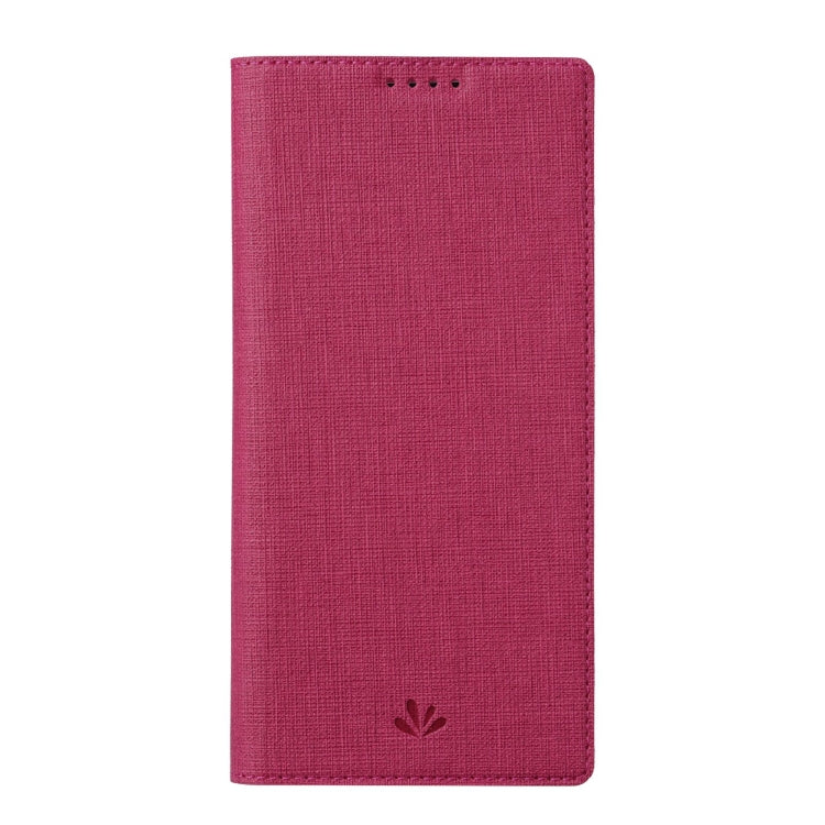 For OnePlus 10 Pro ViLi DMX Series Shockproof Magnetic Flip Leather Phone Case(Rose Red) by ViLi