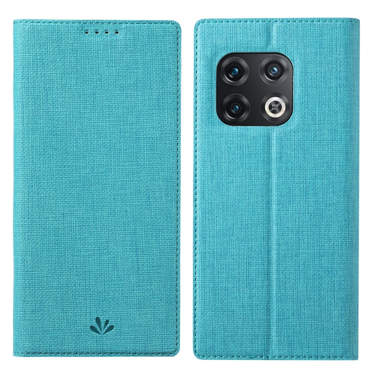 For OnePlus 10 Pro ViLi DMX Series Shockproof Magnetic Flip Leather Phone Case(Blue) by ViLi