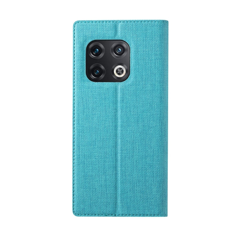 For OnePlus 10 Pro ViLi DMX Series Shockproof Magnetic Flip Leather Phone Case(Blue) by ViLi
