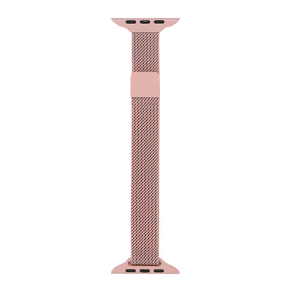 Milanese Small Waist Watch Band For Apple Watch Ultra 49mm&Watch Ultra 2 49mm / Series 9&8&7 45mm / SE 3&SE 2&6&SE&5&4 44mm / 3&2&1 42mm(Pink) by bashfashion