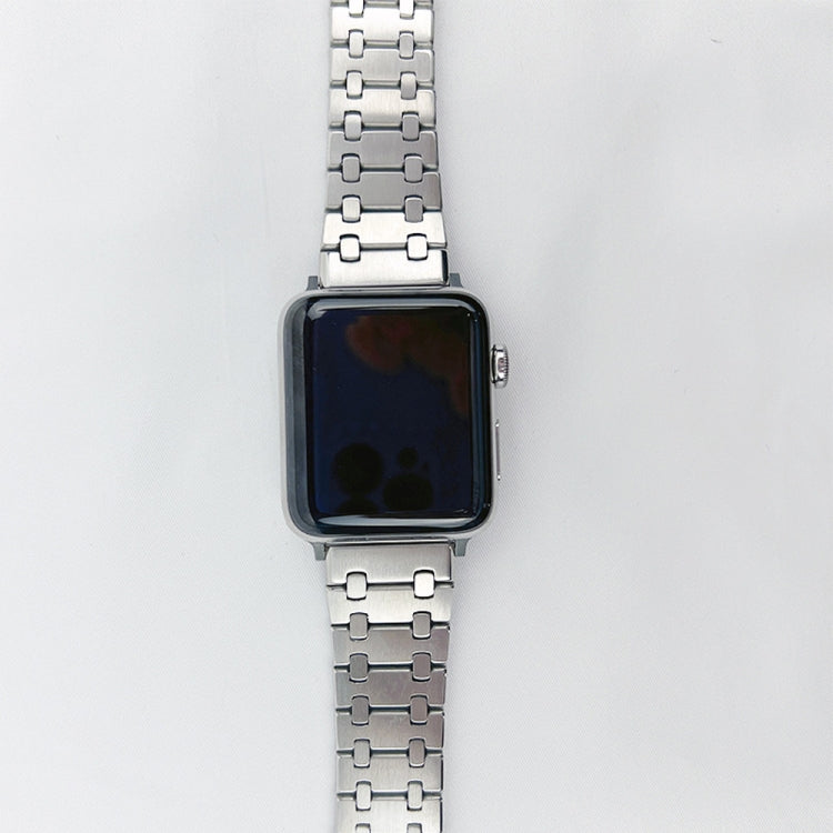 Oak Three Strains Metal Watch Band For Apple Watch Ultra 49mm&Watch Ultra 2 49mm / Series 9&8&7 45mm / SE 3&SE 2&6&SE&5&4 44mm / 3&2&1 42mm by bashfashion