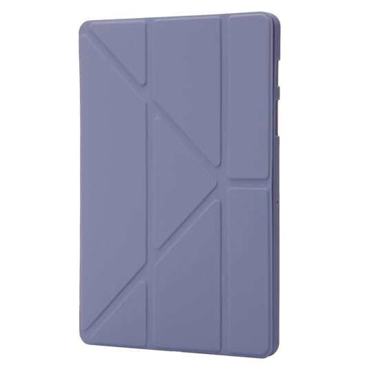 For Samsung Galaxy Tab S8+ / S7+ Deformation Silicone Leather Tablet Case(Purple) by bashfashion