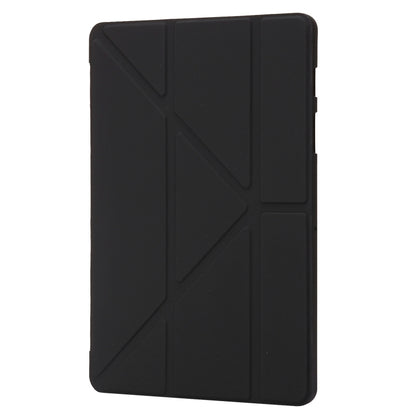 For Samsung Galaxy Tab S8+ / S7+ Deformation Silicone Leather Tablet Case(Black) by bashfashion