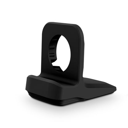 Silicone Charging Holder for Apple Watch(Black) by bashfashion