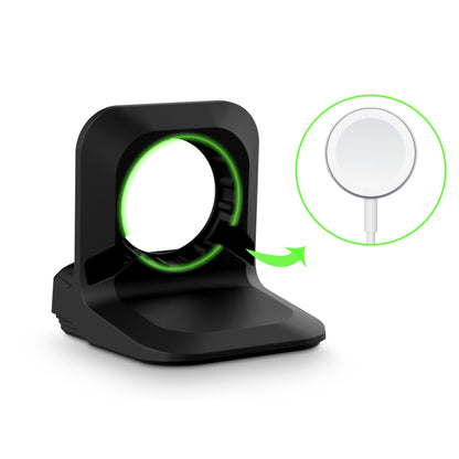 Silicone Charging Holder for Apple Watch(Black) by bashfashion