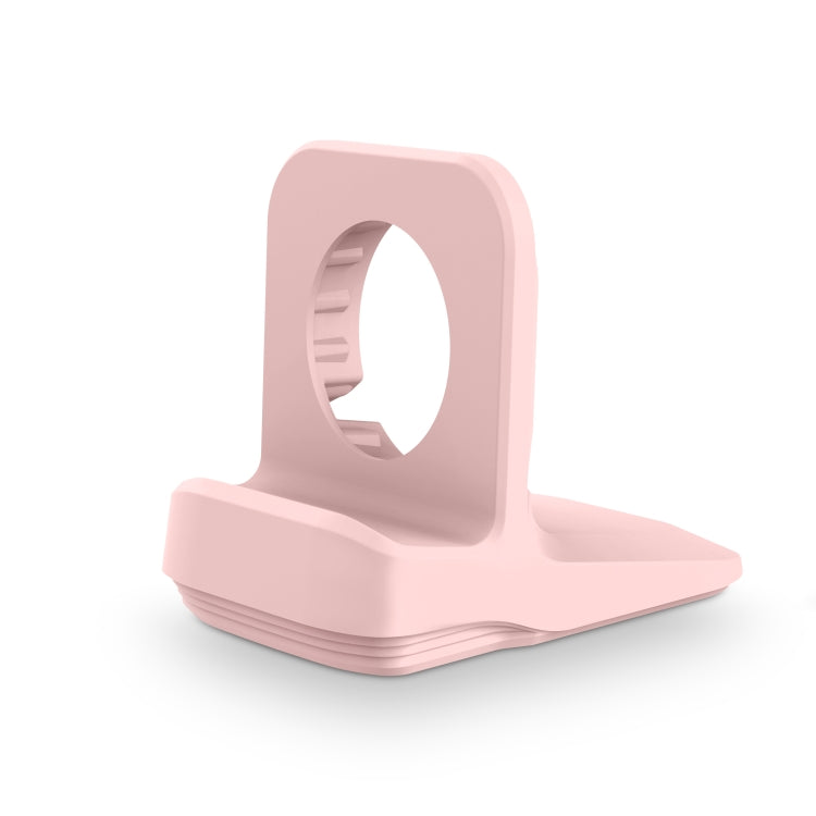 Silicone Charging Holder for Apple Watch(Pink) by bashfashion