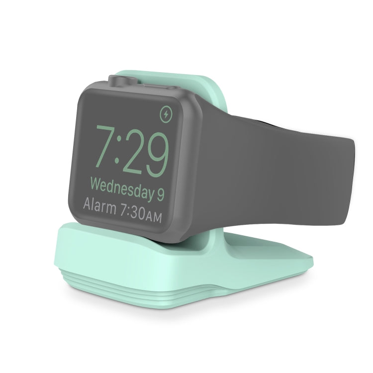 Silicone Charging Holder for Apple Watch(Mint Green) by bashfashion
