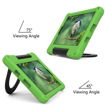 For Samsung Galaxy Tab A7 Lite EVA Handle Holder Tablet Case(Green) by bashfashion