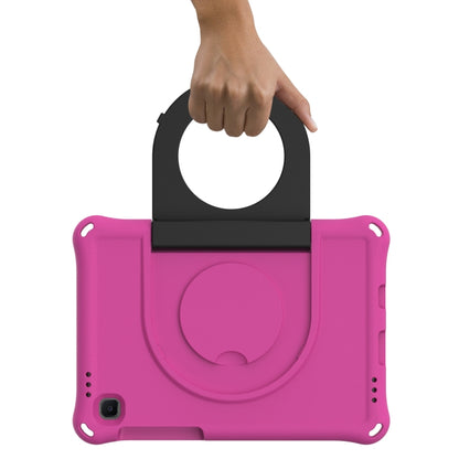For Samsung Galaxy Tab A7 Lite EVA Handle Holder Tablet Case(Rose Red) by bashfashion